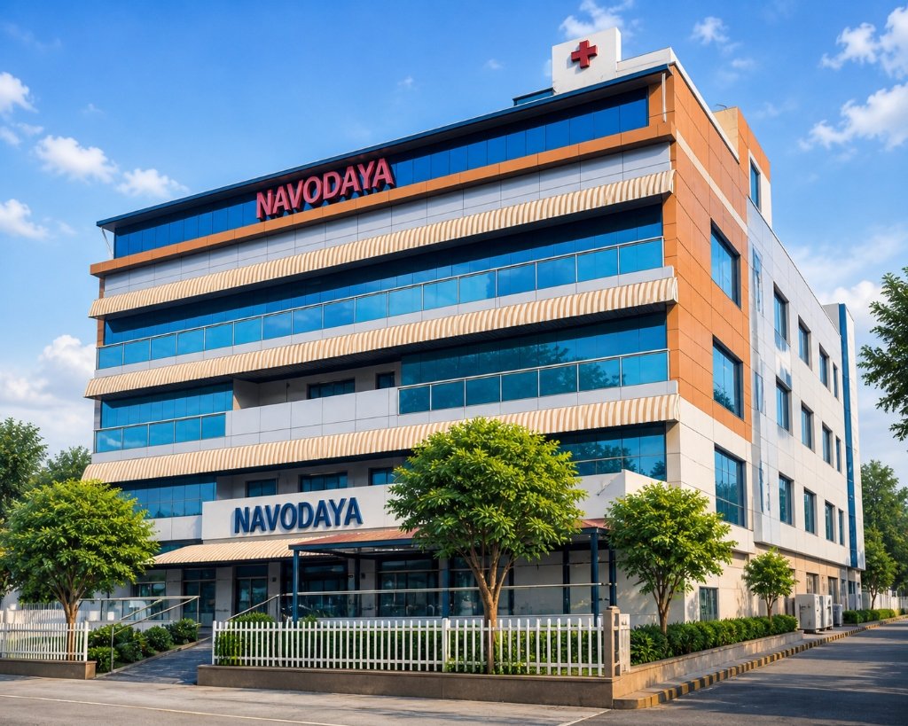 Navodaya Cancer Hospital Building, Bhopal
